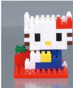 【日本KAWADA河田】Nanoblock迷你積木-Hello Kitty凱蒂貓 NBCC-001