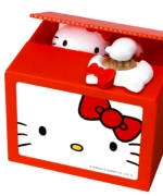 【日本 Sanrio 三麗鷗】Hello Kitty凱蒂貓惡作劇竊金銀行/存錢筒 701KT