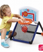 【華森葳兒童教玩具】戶外遊戲器材 - Step2 可攜式投籃遊戲套裝