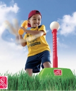 【華森葳兒童教玩具】戶外遊戲器材 - Step2 二合一棒球高爾夫套裝