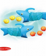 【華森葳兒童教玩具】戶外遊戲器材 - Melissa & Doug 鯊魚抓魚網