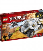 【LEGO 樂高積木】Ninjago 忍者系列 - 鈦忍者衝鋒巨輪戰車 LT-70588